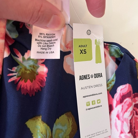 WOMENS FLORAL MAXI DRESS XS NEW AGNES & DORA AUSTEN ROMEO JULIET - Picture 5 of 6